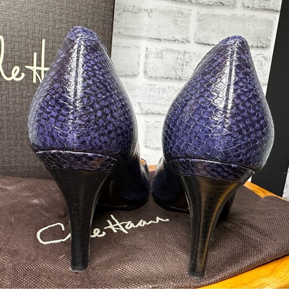 Cole Haan Carma Air Pumps Pacific Snake Women’s Size 10B - Picture 7 of 9